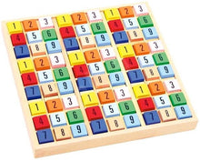 Carrega imatge al visor de galeria, Sudoku en fusta i colors