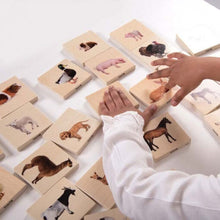Carrega imatge al visor de galeria, Parelles d'animals domèstics de fusta - Memori
